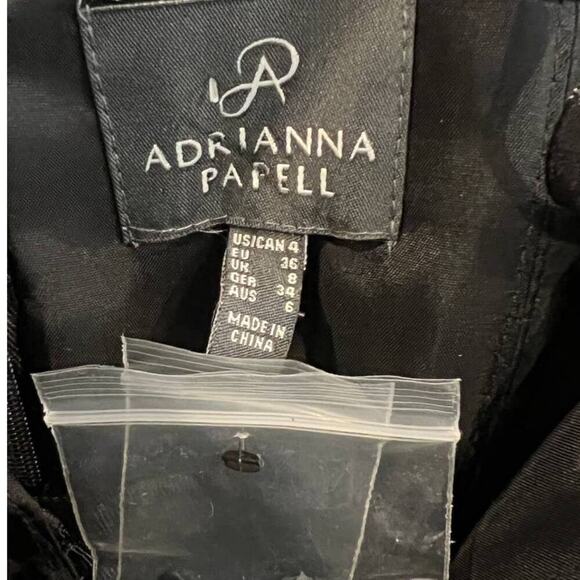 Adrianna Papell Strapless Soutache Gown Size US/4 - Picture 6 of 11